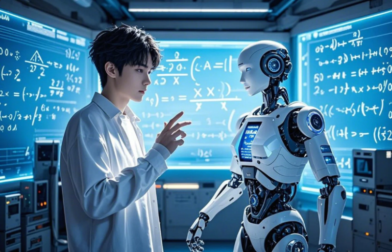 当数学符号与智能算法共振：教育范式的重构